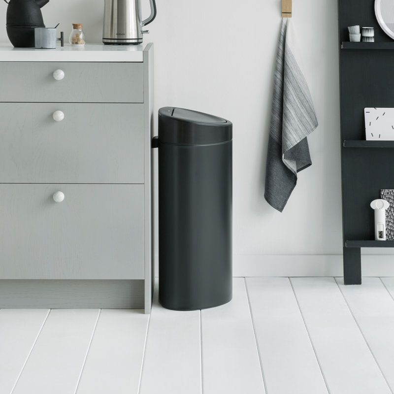 Brabantia Touch Bin New Recycle 40L, Matt Black