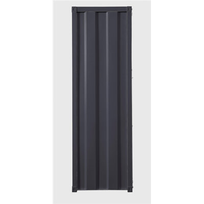Garde-robe à 1 porte en bronze industriel avec serrure à contenant