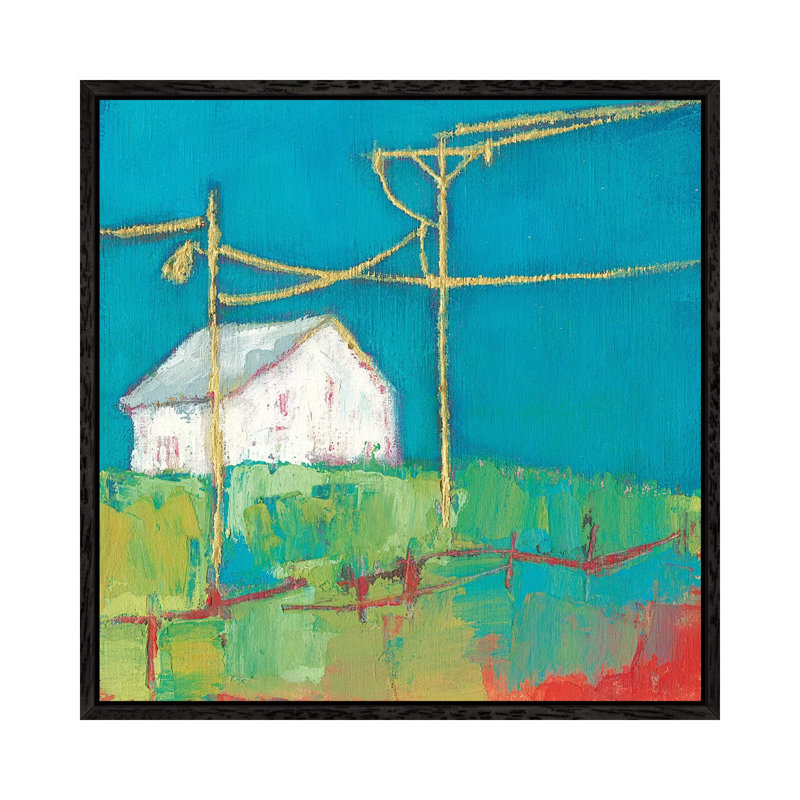 Fon Barn III by Sue Jachimiec - Gallery-Wrapped Canvas Giclée on Canvas, Black Framed, 66.04 cm H x 66.04 cm W