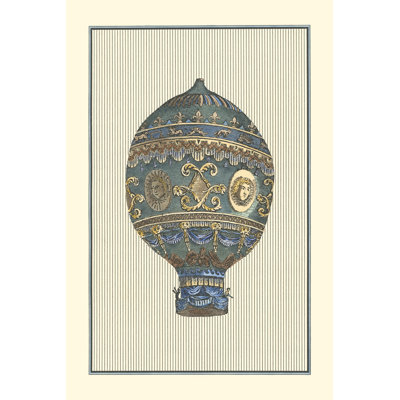Vintage Ballooning I 1 Piece Wrapped Canvas Wall Art