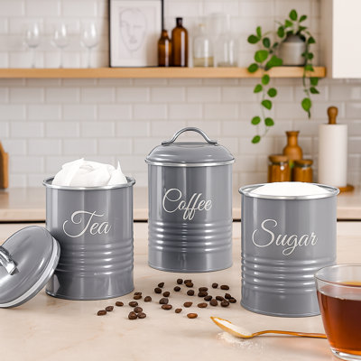Metal Jar - Set of 3