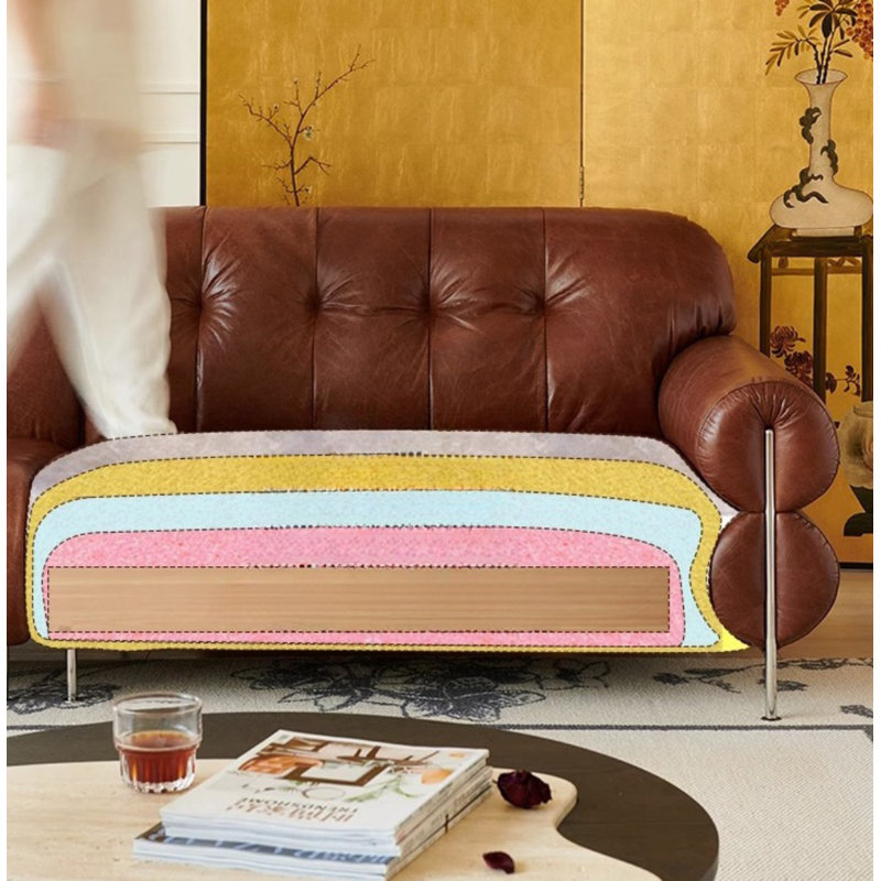 Canapé French Cloud, H 33,45 po x l 110,24 po x P 40,16 po, 2