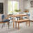 Marylynn Solid Wood Dining Table