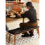 Long banc 47,54 po Mid-Century-1576197403