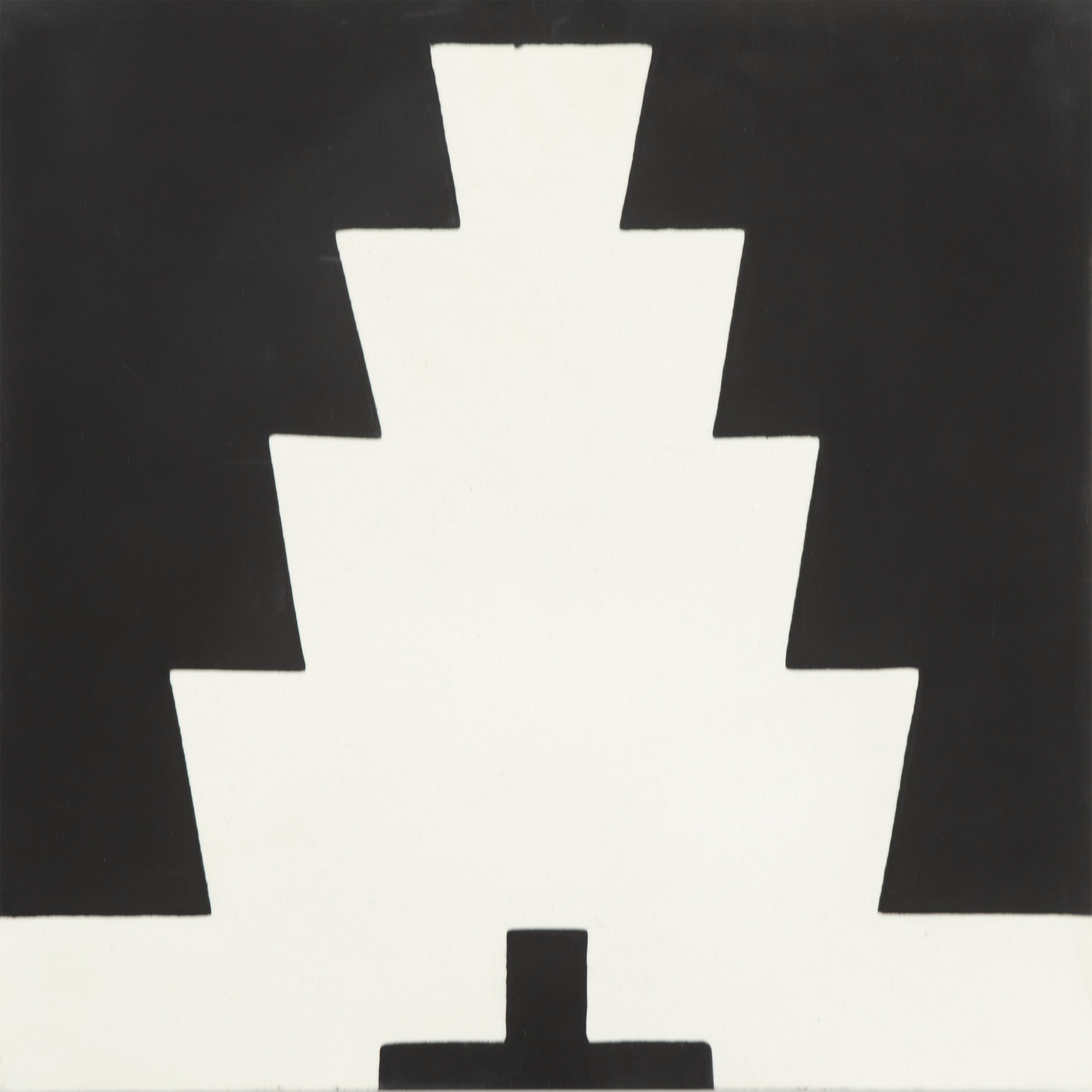 Midar 8" x 8" Wall & Floor Tile, Black/White
