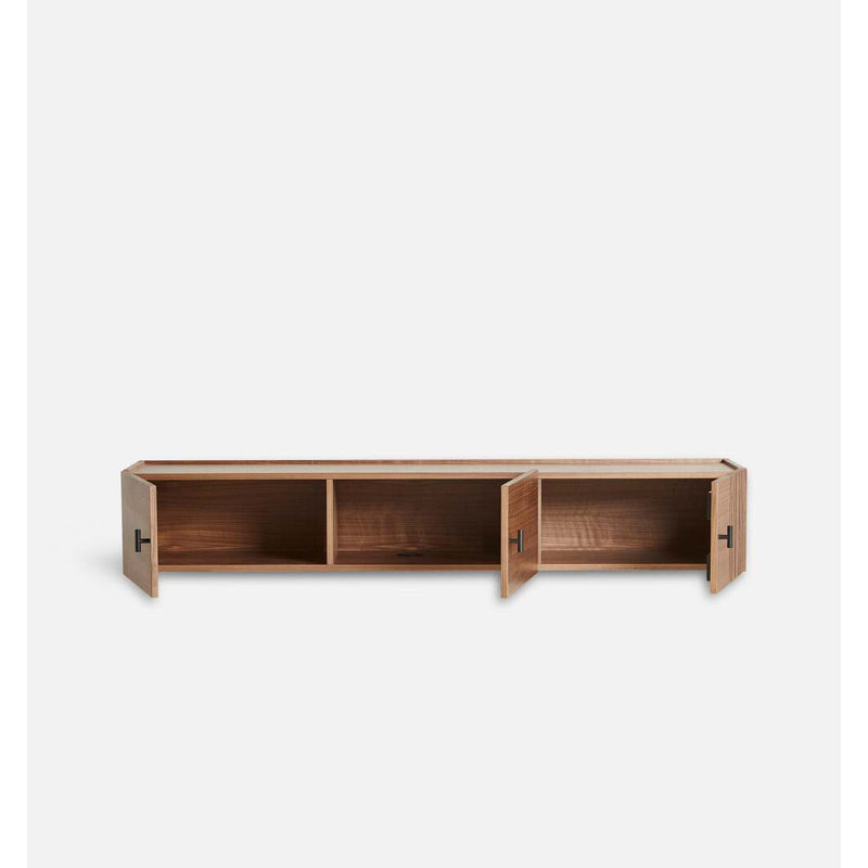 Array Wall-Mounted Sideboard (150 Cm), Walnut