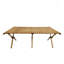 Table de salle à manger portative pliable en bois multifonctionnelle, naturelle intérieure et extérieure universelle, naturel