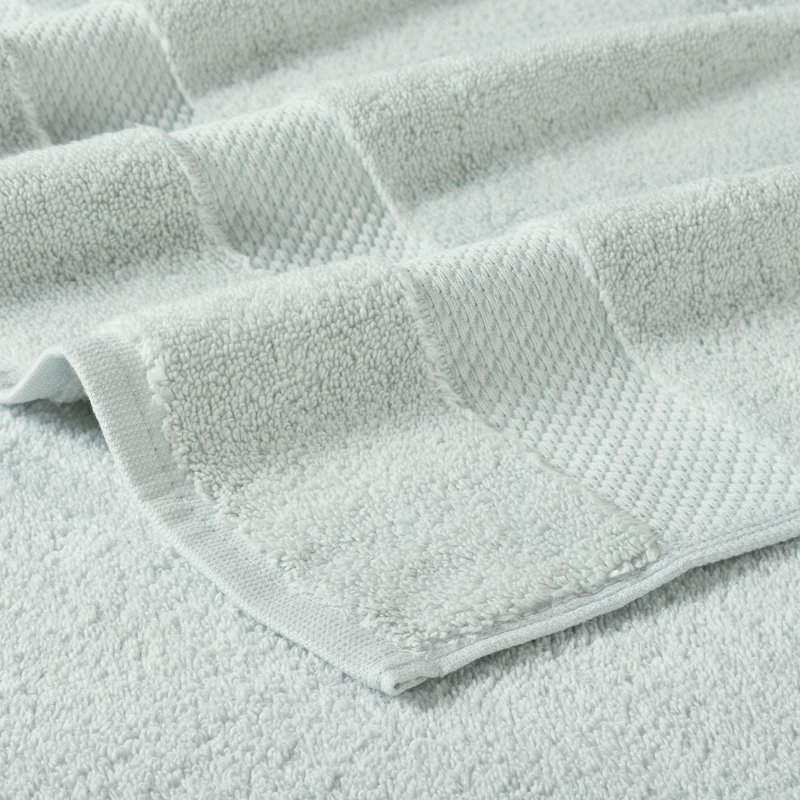Splash 100% Cotton Zero Twist Towel Set, Bath Towels, Hand Towels & Washcloths, 550 GSM Soft Absorbent Towels for Bathroom, Spa & Daily Use, OEKO-TEX Certified, 3 Pack, Blue