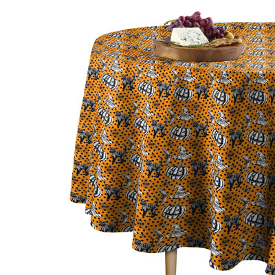 Knutson Halloween Icons Round Tablecloth