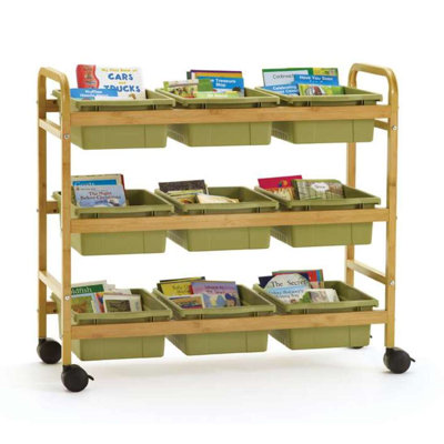 Bamboo Teaching Cart