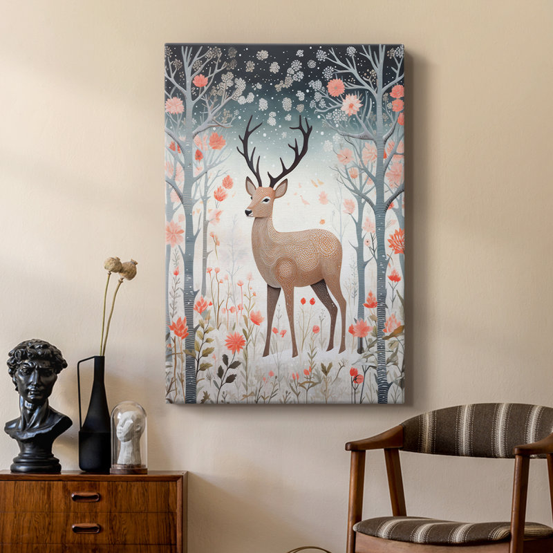 ANIMALS Series CDLXV III - Toile tendue avec châssis Premium - Prêt à être accroché, H 18 po x l 12 po