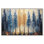 «Dusk & Dawn Trees», art floral bleu par Art Remedy