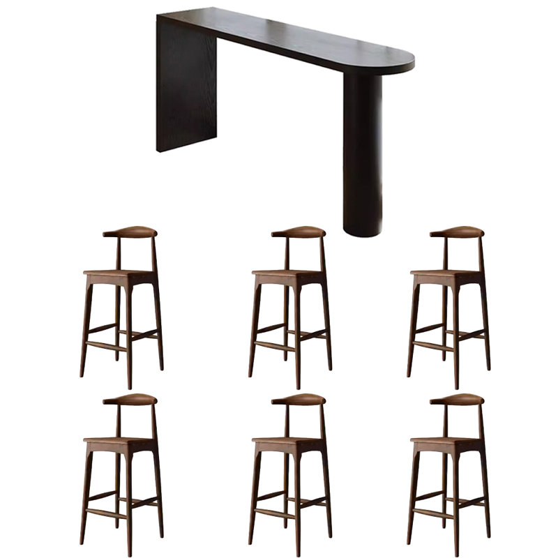 Small high bar table and chair, 41.3"H x 62.9"L x 17.7"W
