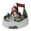Village de Noël avec bonhomme de neige 8 po