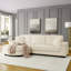 Canapé-lit modulaire rembourré en velours Corduroy-1460516847