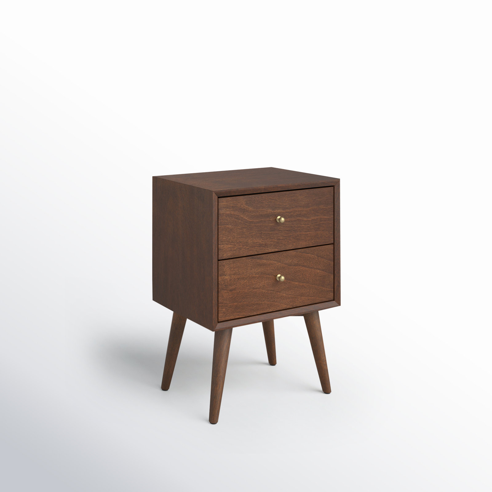 Williams 2-Drawer Nightstand, Walnut