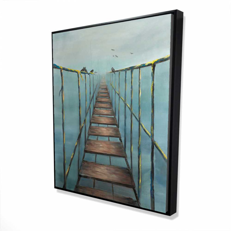 In the Jungle - Exotic Architecture Framed Canvas Decor