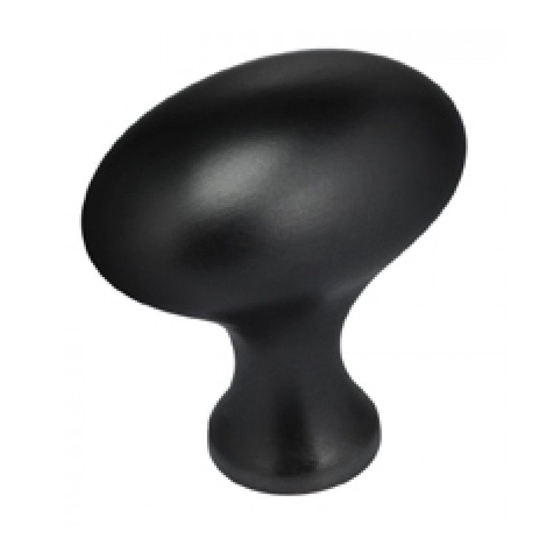 Poignée ovale classique et moderne, Bronze huilé, H 1,375 po x l 1,375 po x P 1,5 po