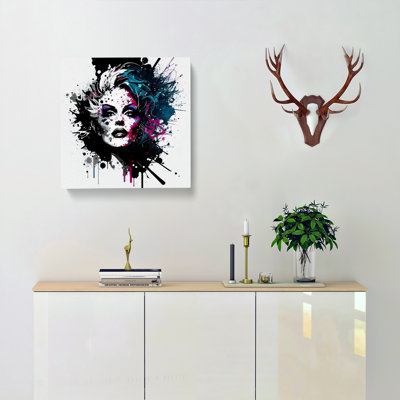 Drag Queen Splatter Art - Wrapped Canvas