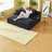 Comfortable Black Fabric Sectionals, Modern L-shaped Couch For Living Room