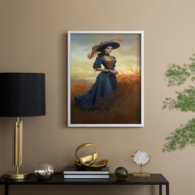 WOMEN-CDX III - Reproduction d'art encadrée de qualité supérieure - prête à être accrochée