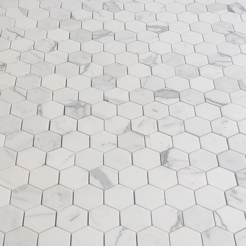 Carreau de mosaïque en marbre 12 po x 10 po