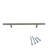 T Style Stainless Steel Bar Pull-110426544-108194723