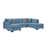 Blue Chenille