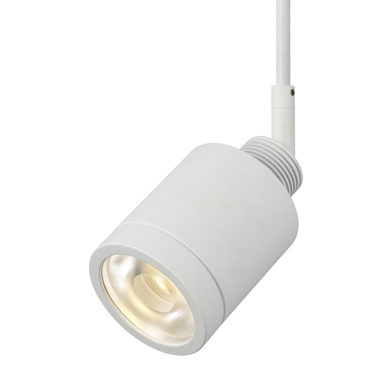 Tellium 1 - Light LED Spotlight, White, 6" H x 3.8" W x 3.8" D