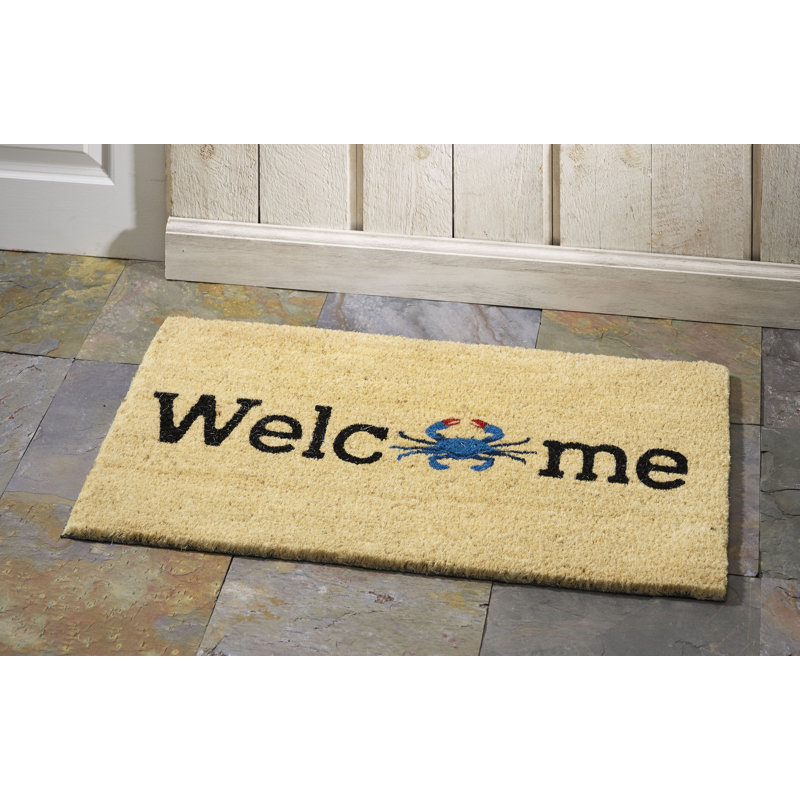 Paillasson Welcome O Crab 30 po x 18 po