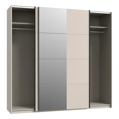 2 Door Manufactured Wood Wardrobe