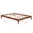 Solid Dry Bamboo Wood Platform Bed-1791587022