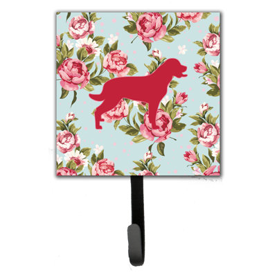 Crochet mural pour roses labrador shabby