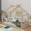  Lit de maison de style Montessori avec tête et pied de lit-2028319283-2028319285