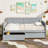 Twin Size Pine Wood Daybed With Two Storage Drawers-1320693906