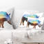 Coussin lombaire à exposition double animal rhino