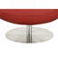 Chaise rembourrée en cuir véritable moderne