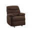 Fauteuil inclinable oscillant en microfibre Arcadia-1222697298