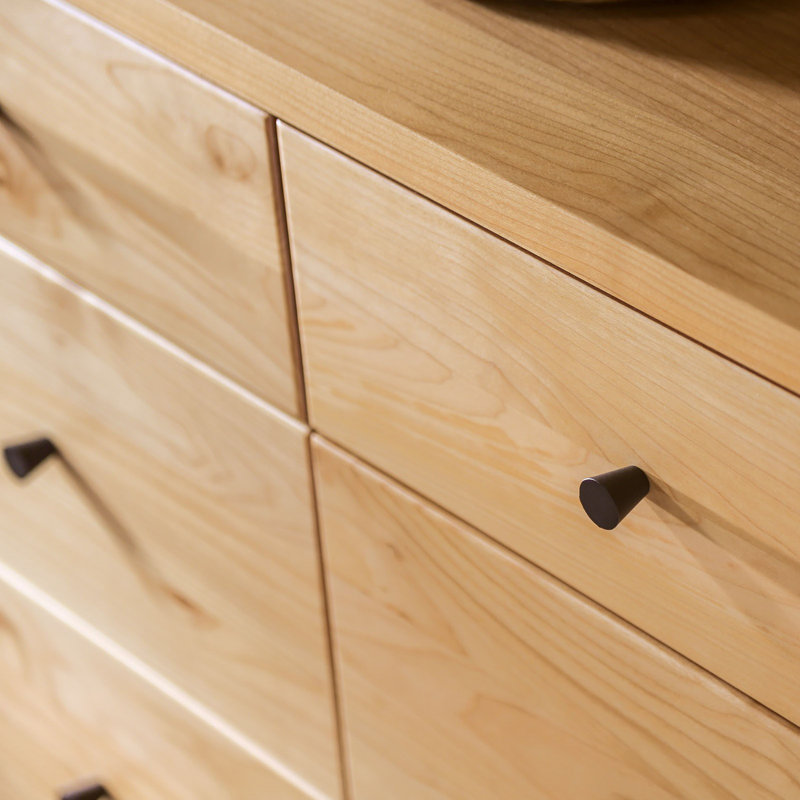 Commode standard 5 tiroirs, Naturel