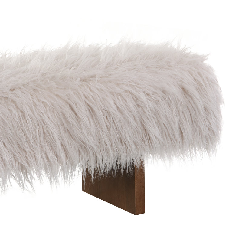 Banc en simili laine Soram