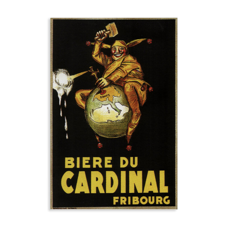 "Antique Cardinal Beer", art par Marcus Jules, H 30 po x l 20 po