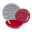 Crazy Line Piece Porcelain Dinnerware Set - Service for 6