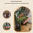 31.50"Green Minimalist Solid Wood Dressing Table