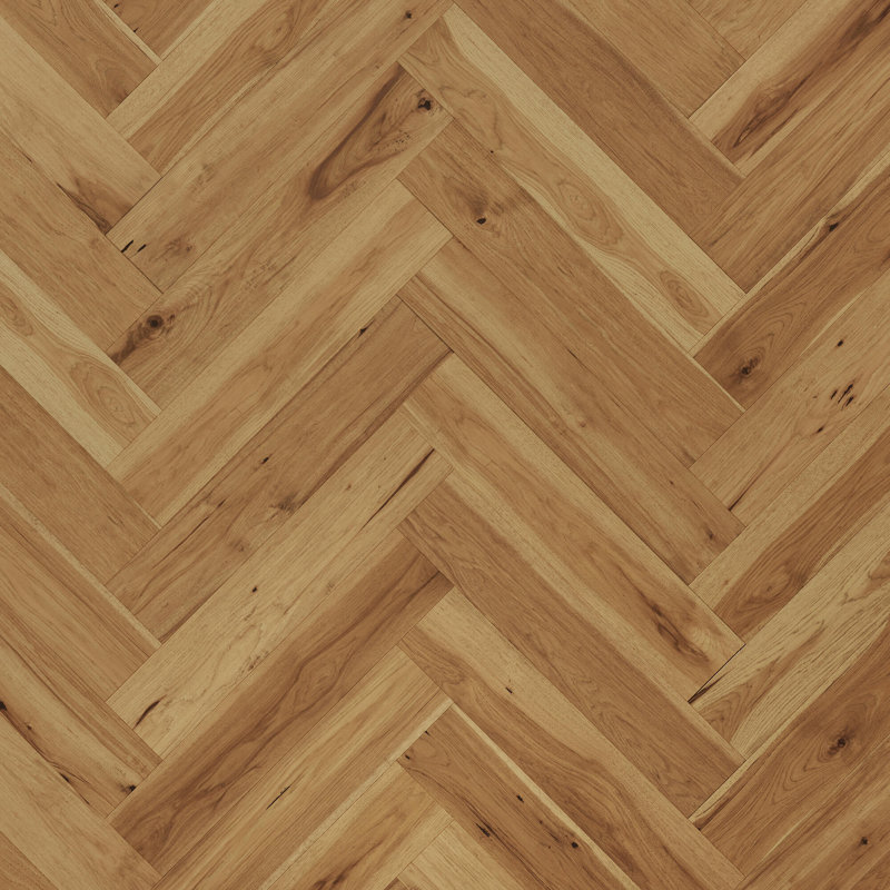 Plancher de bois franc d'ingénierie en hickory Manor Hickory, Champagne