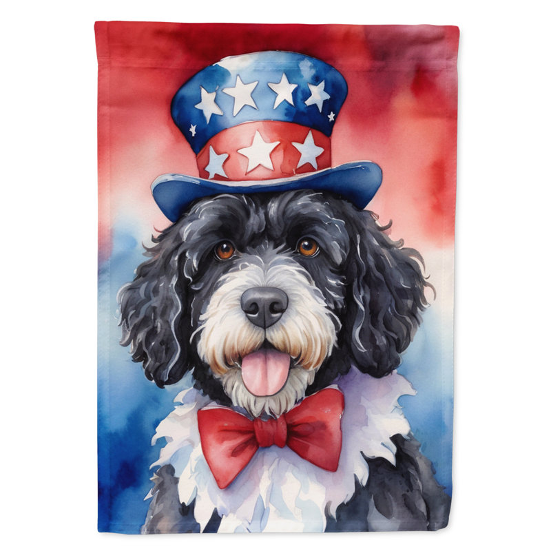 Drapeau patriotique du jardin américain, Chien d'eau portugais