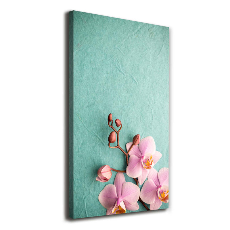 Pink Orchid - Wrapped Canvas Print