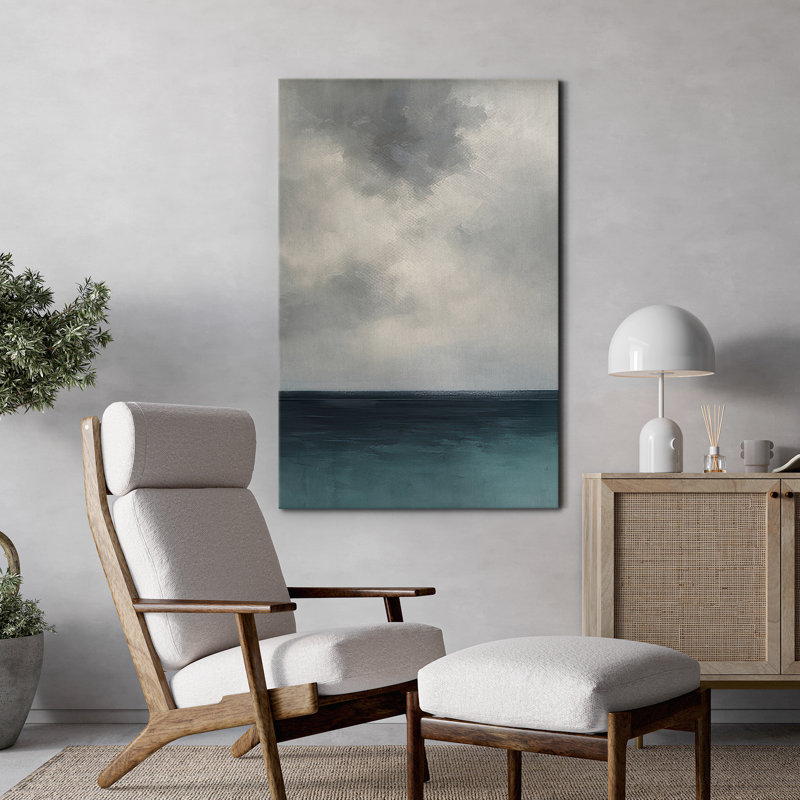 Toile, art mural abstrait, paysage, impression de décor de salon, Sans cadre, Wrapped Canvas, H 48 po x l 32 po
