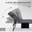 Chaise longue pliante avec dossier inclinable à 5 niveaux et trou de lecture-783655302