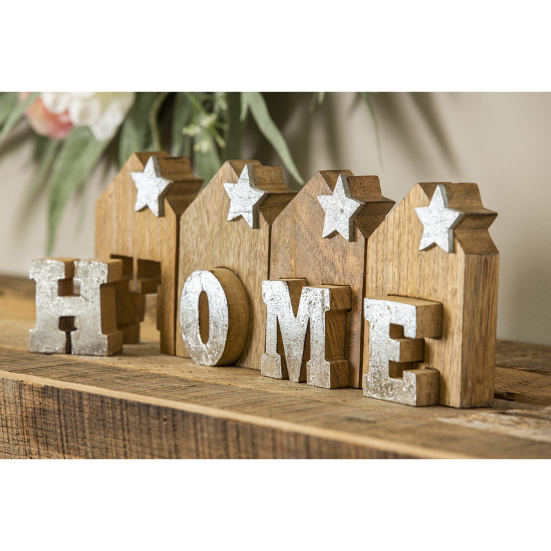 Text & Numbers Letter Block