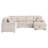Thurston Camel Storage Sectional Sofa